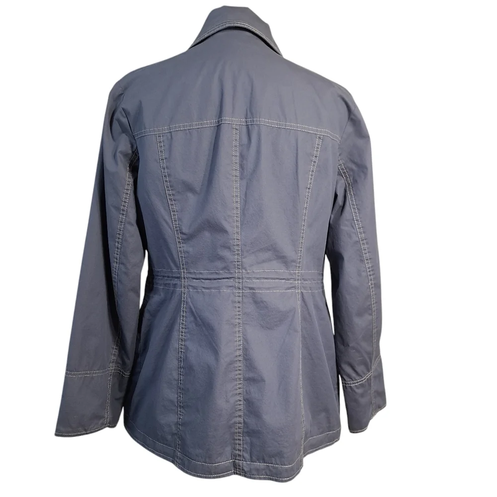 Michael‎ Kors Women's Jacket Blue Gold Tone Accents Size Medium